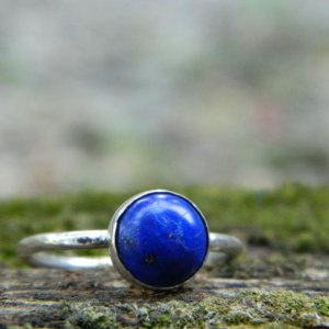 Lapis lazuli sterling ring