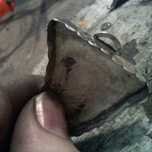 Process of making a sterling pendant