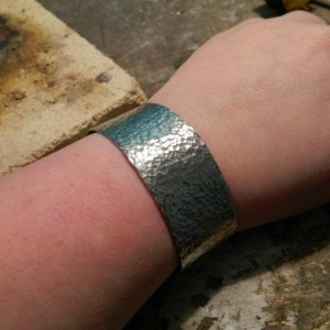 Pewter cuff I did a while back