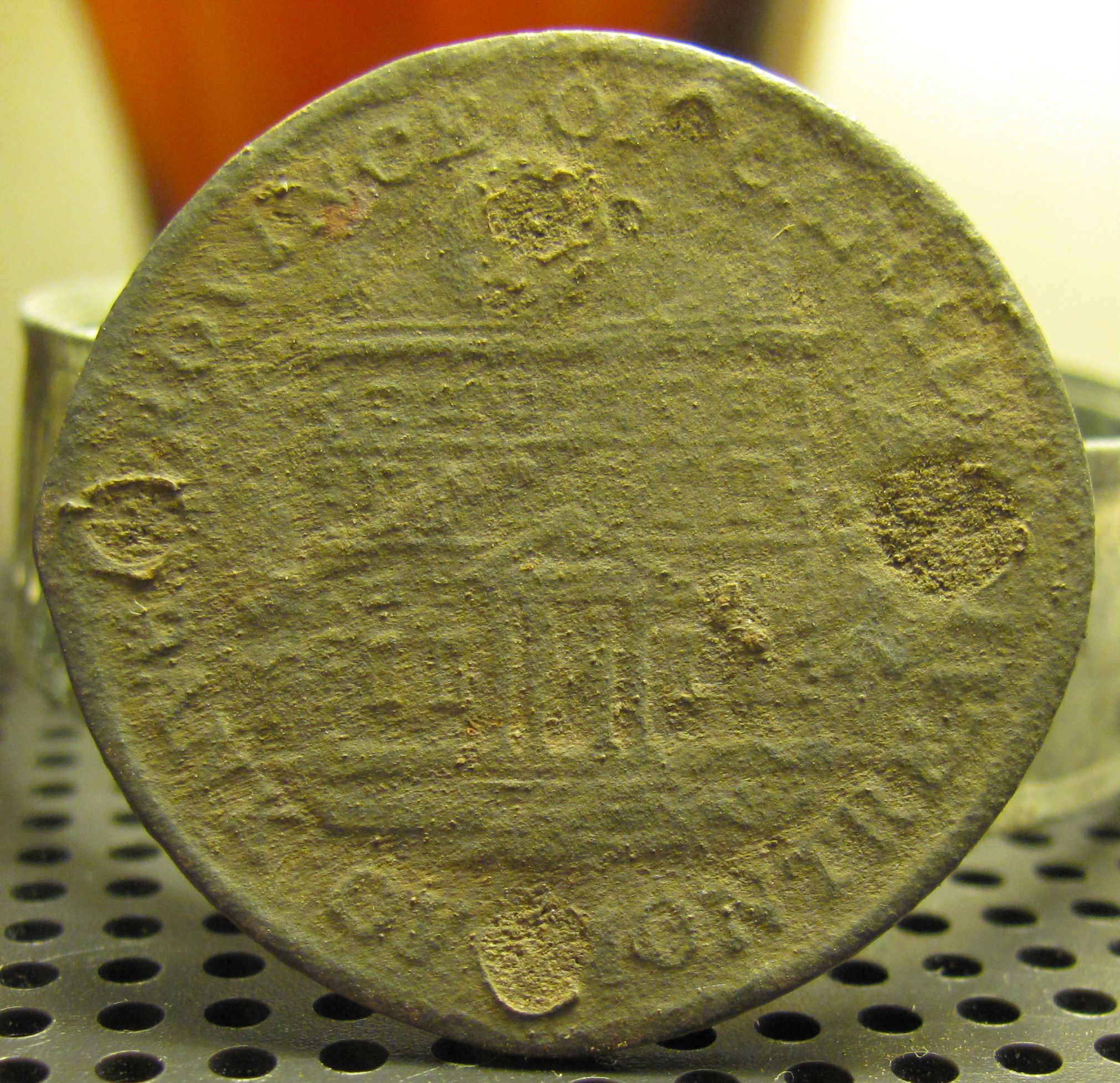 1837 Bank of Montreal half-penny token. Oct. 2012