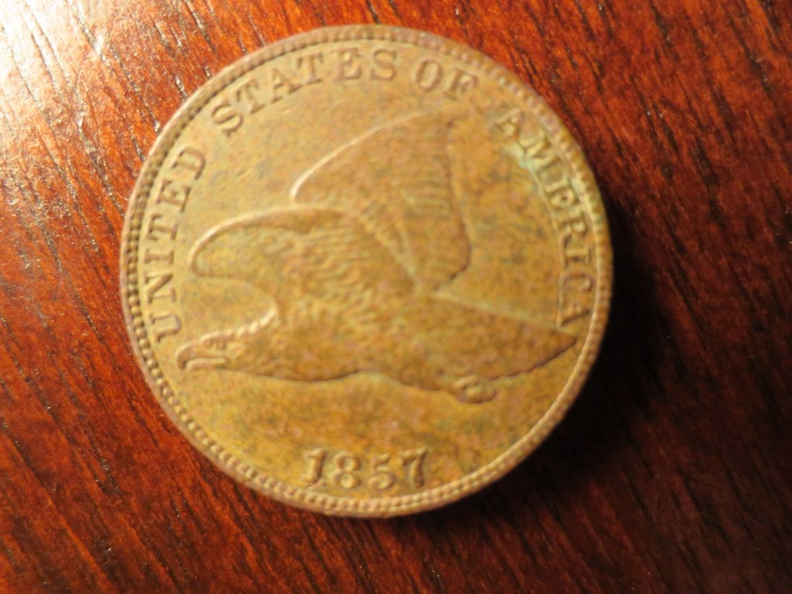 1857 Flying Eagle Cent (Front)