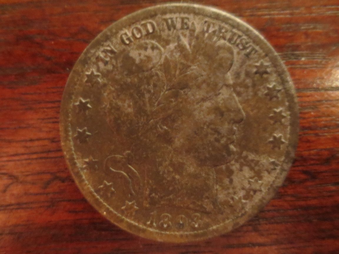 1893 O Barber Half Dollar (Front)