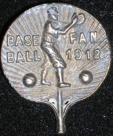 1913 Baseball Pin - 1913 Baseball Fan pin.