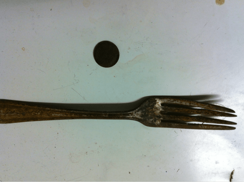 1944 wheat and Silver plates spoon