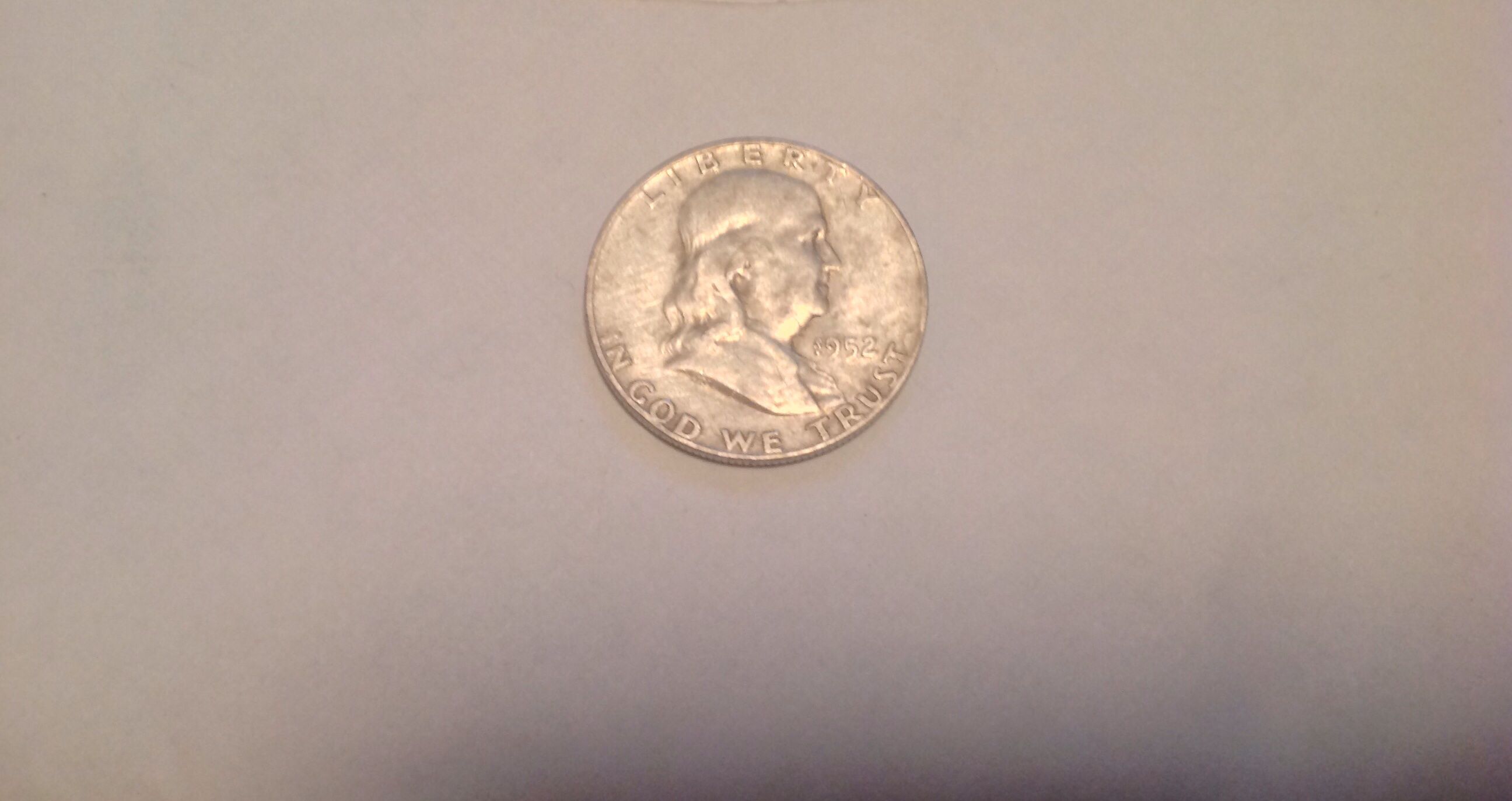 1952 Franklin Half Dollar Silver