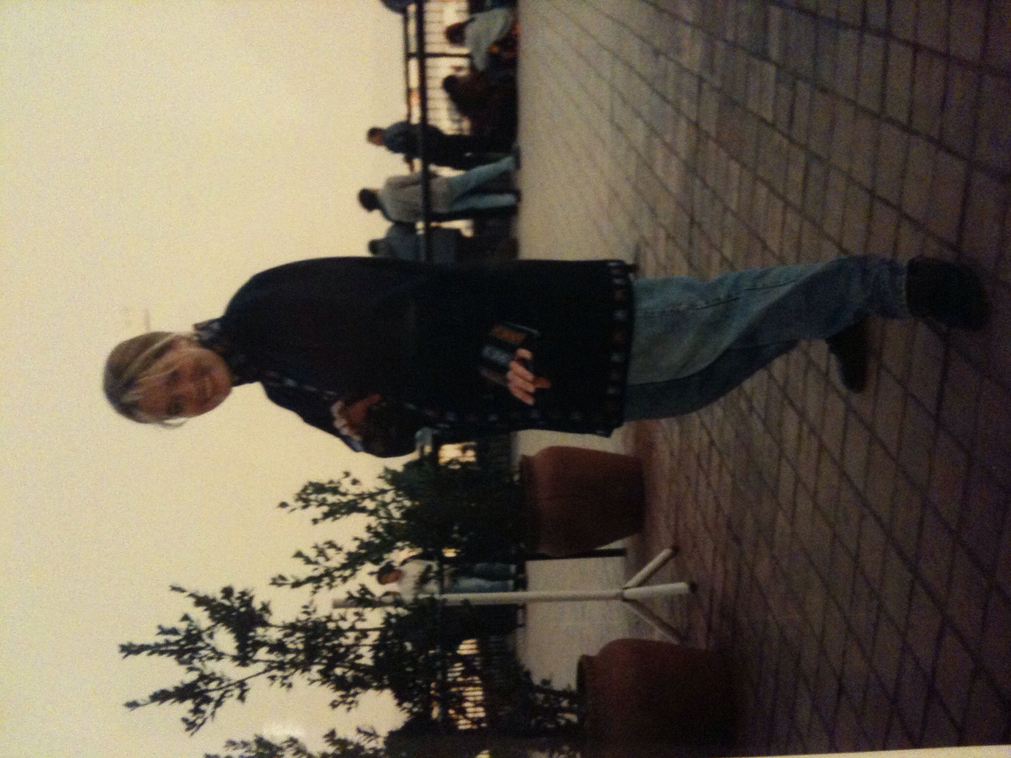 1994 - Kathmandu, Nepal -  Just picked up my awesome wool coat that I designed and had made overnight.