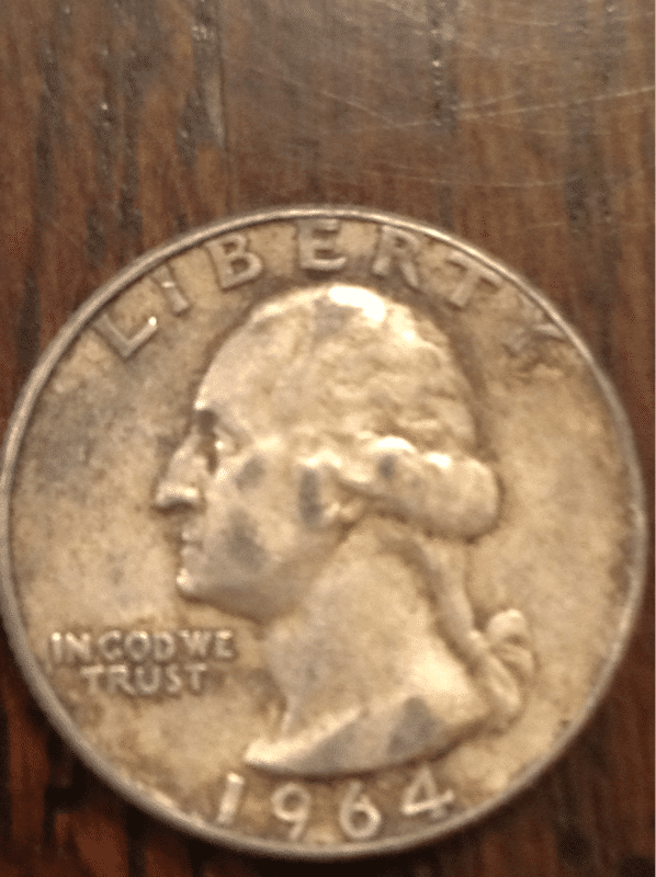 A 1964-d quarter found 5/25/13