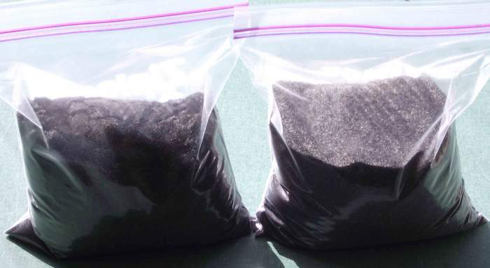 Alaskan Gold!!!! in every 5 lb. BAG!!!! - This is what two ALASKAN!!!! GOLD!!!! 5 lb. $30.00  bags look like together.