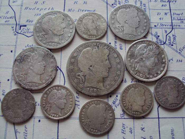 all of 2010 barber coins