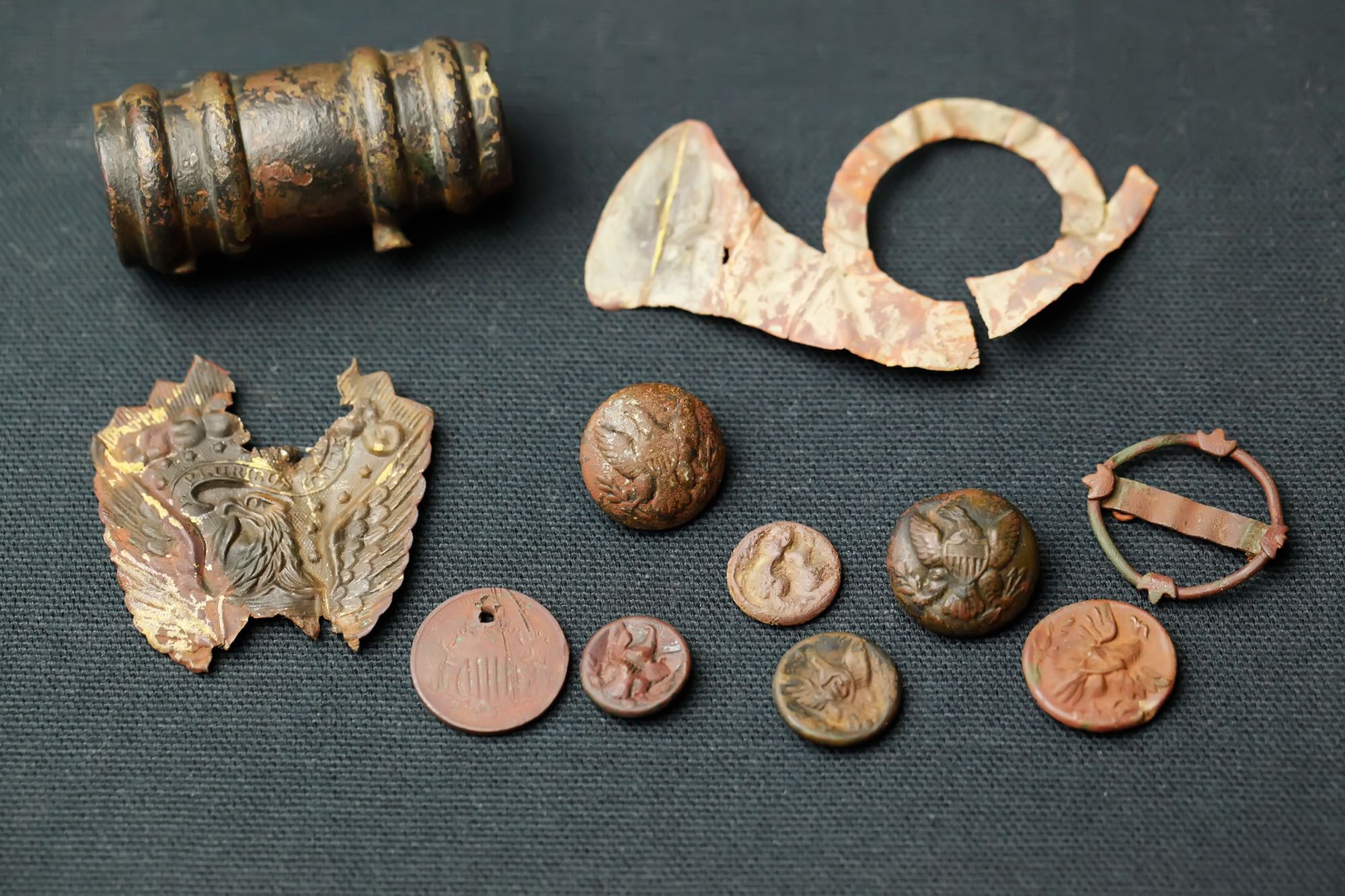 Close Up - Some of the better finds from the fort site