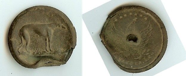 Early 1800s Hunting Jacket Button
