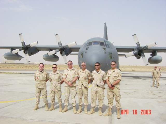 Invasion of Iraq - Wreckdiver and Lobster Pirate with our crew in Kuwait during the invasion of Iraq. Air Force Reserve Combat Search and Rescue HC-13