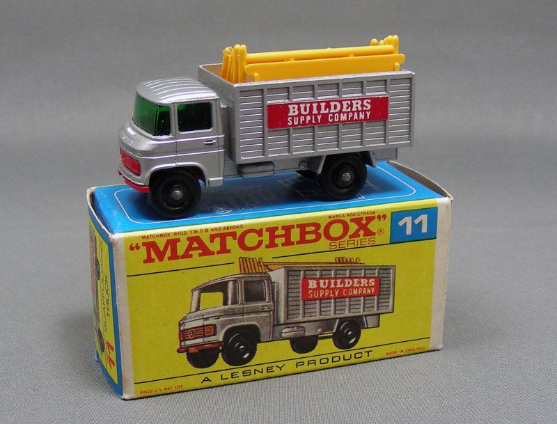 Matchbox Series No. 11 Lesney Production Co. 1969 
Scaffolding Truck 
Back Yard Find 14 Mar 14

**INTERNET PICTURE OF NICE ONE**