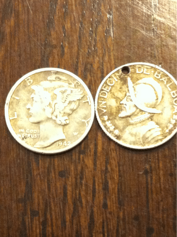 My first merc and a 1932 Panamanian dime