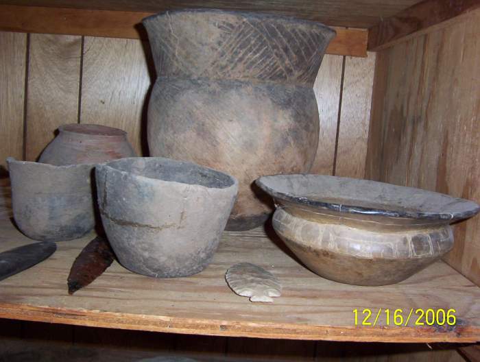 Pottery  - Caddoan Pottery from Franklin and Bowie counties..Northeast Texas