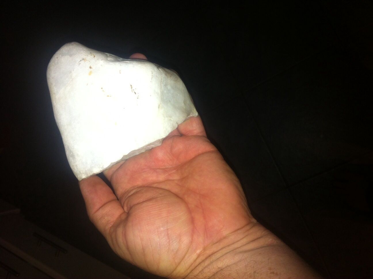 Seam quartz from old rIver channel