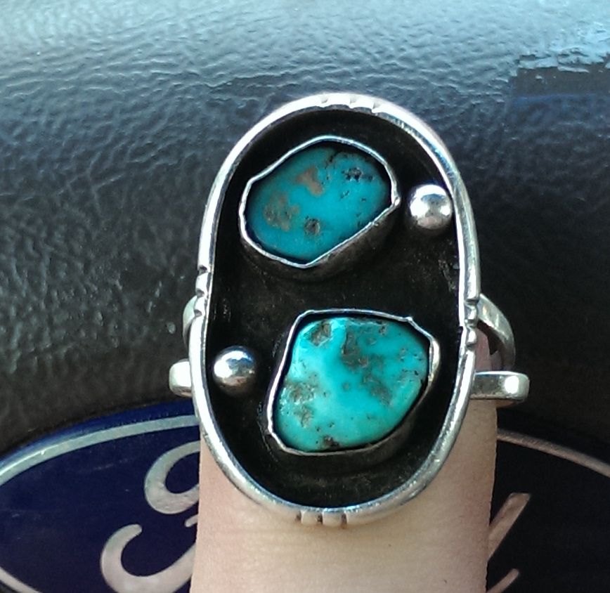 Sterling Turquoise Ring 6