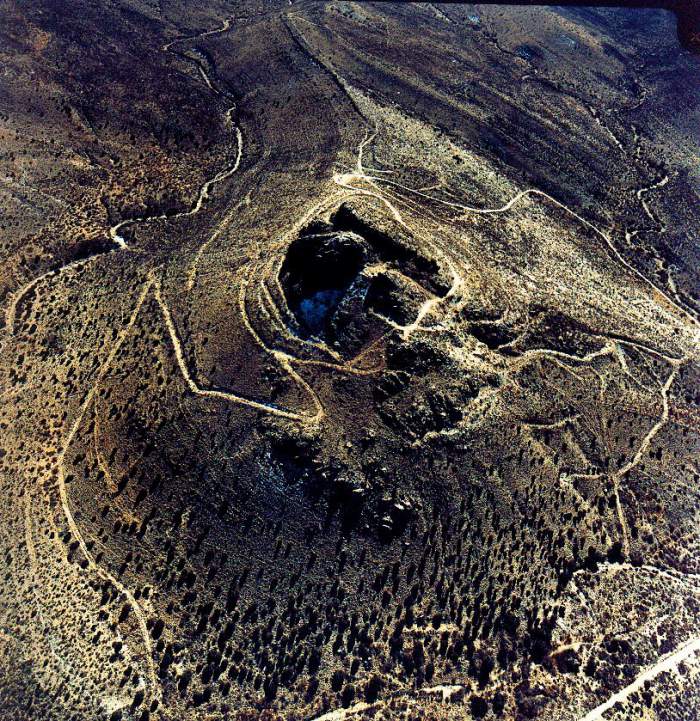 Victorio Peak From Above - Aerial photo of Victorio Peak