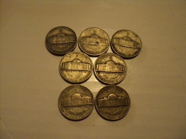 War nickels  - The wife found all these at work allwas check that pocket change