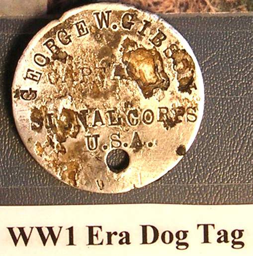 WW1 Dog Tag - I track down where this solider was buried (Arlington) and visted his grave. I also found out a lot more about him.