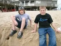 Boys at the Beach Small Web view.webp