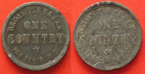 Vereinigte Staaten von America (1863) Civil War Token.webp Vereinigte Staaten von America (1863) Civil War Token.webp