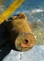 1877 PETERS Solid-brass 16 Gauge shotgun shell 02.webp