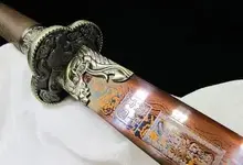 Superb-Handmade-Chinese-Sabre-Sword-Sharp-Pattern-Multicolor-Steel-Burnt-Blade-Extra-Long-Hil...webp