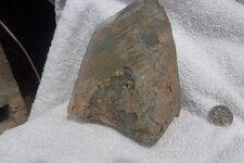 Green tint rock and clear crystal 005.JPG
