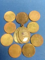 Catholic Pendant , Buffalo Nickle, and Wheats.webp
