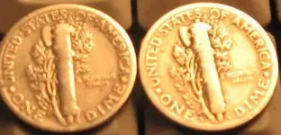 1938 and 1927 Mercury Dimes Back.webp