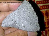 1.the cut of meteorite for Lab sample.jpg