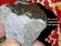 3.the cut of meteorite for Lab sample.webp