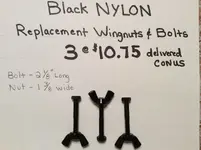Black Nylon nuts and bolts with sign.webp