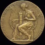 1927 National Oratorical Contest New York Times Award Medal front.webp