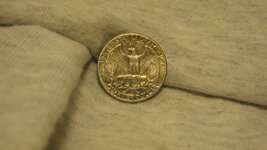 1957 Washington Quarter, 3 Wheat Sill & Flat Button April 8 2016 002.JPG