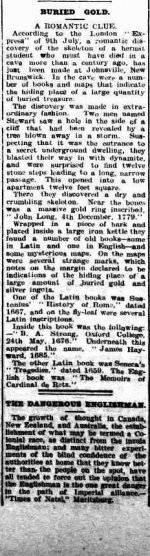 Colac Herald, Friday 7 September 1906, page 8 buried gold romatic clue.jpg