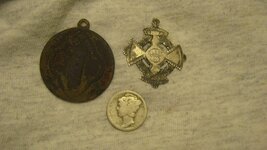 Merc & Two Old Medals April 6 2016 004.JPG