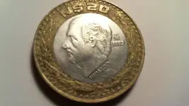 Bimetallic Silver Mexico 20 Pesos Coin.webp