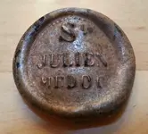 St Julien MEDOC glass blob seal-front.webp