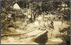 CCC Camp #124 Cammal PA 1933 RP Postcard.webp
