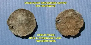 Pewter KG halfpenny.webp