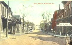 Point Street Saltsburg PA Postcard 1912.jpg