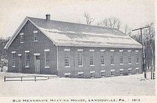 LANCASTER COUNTY OLD MENNONITE MEETING HOUSE, LANDISVILLE, PA - 1913.jpg