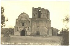 !Tumacacori National Monument; Oldest Mission in USA; L.L. Cook Co. Real Photo Postcard; 1930\...jpg