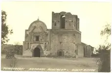 !Tumacacori National Monument; Oldest Mission in USA; L.L. Cook Co. Real Photo Postcard; 1930...webp