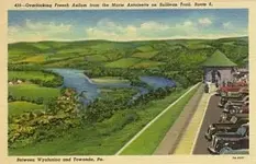 WYALUSING TOWANDA FRENCH AZILUM PA POSTCARD PC.webp