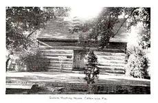 Catawissa PA 1950 PM Quaker Meeting House Friends VF.webp