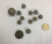 Lead musket balls and shot.webp Lead musket balls and shot.webp