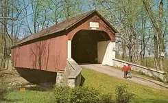 bucksHaupt\'s Mill Covered Bridge Bucks Haupt\'s Mill or Witte\'s Bridge, Springfield Townshi...webp